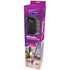 PAREX plochý mop WINDY DUO se sprejem PAREX plochý mop WINDY DUO se sprejem