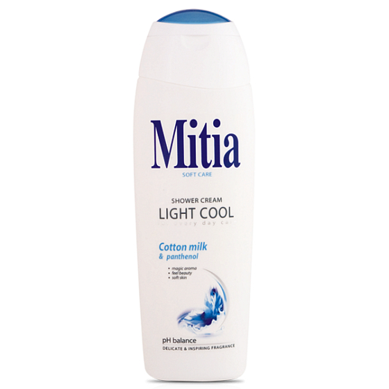 Mitia Soft Care Light Cool krémový sprchový gel 400 ml