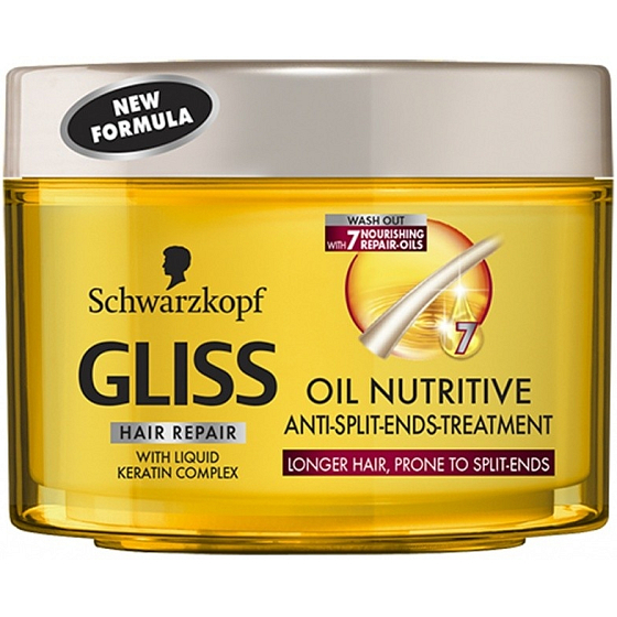 Gliss Kur Oil Nutritive extra intenzivní regenerační maska 200 ml