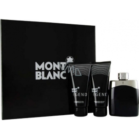 Montblanc Legend toaletní voda 100 ml + balzám po holení 100 ml + sprchový gel 100 ml, dárková sada