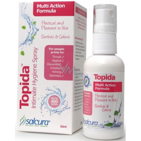 Salcura Topida Intimate Hygiene sprej pro intimní hygienu 50 ml