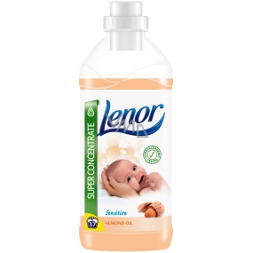 Lenor Sensitive Almond Oil s vůně mandlí koncentrovaná aviváž je vhodný pro citlivou dětskou pokožku 37 dávek 925 ml