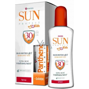 SunProtect Swiss Kids SPF30 sprej na opalování 250 ml + Premium Panthenol 10% po opalování 50 ml