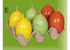 Lima Vajíčko s vůní svíčka žlutá 40 x 60 mm sada 6 kusů