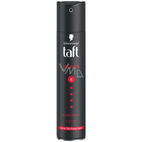 Taft Power 5 silné zpevnění lak na vlasy 250 ml
