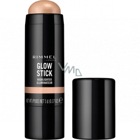 Rimmel London Glow Stick rozjasňovač v tyčince 001 Bubbly 5 g