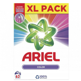 Ariel Color prací prášek na barevné prádlo krabice 63 dávek 4,725 kg