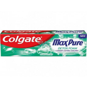 Colgate Max Pure Detox Foam zubní pasta pro důkladné vyčištění zubů 75 ml