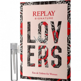 Replay Signature Lovers for Woman toaletní voda pro ženy 2 ml s rozprašovačem, vialka