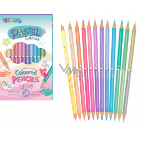 Colorino Pastelky pastel oboustranné 12 kusů / 24barev