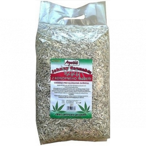 Apetit Johnny Cannabis podestýlka z konopného pazdeří pro alergická zvířátka ekologická bezprašná podestýlka. 100% přírodní produkt 10 l