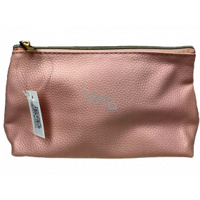 Diva & Nice Kosmetická kabelka koženková světle růžová 23 x 12,5 x 7 cm 90305
