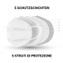 Healfabric Respirátor ústní ochranný 5-vrstvý FFP2 obličejová maska tmavě modrá 1 kus