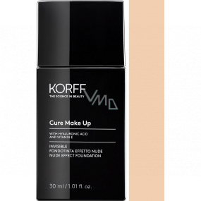 Korff Cure Make Up Invisible Nude Effect Foundation neviditelný make-up 01 Creamy 30 ml