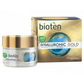 Bioten Hyaluronic Gold vyplňující denní krém pro zralou pleť 50 ml