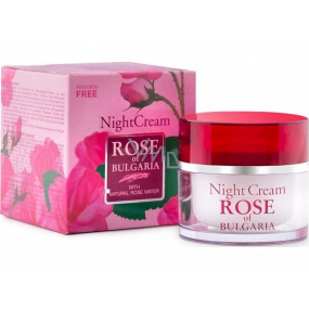 Rose of Bulgaria Noční pleťový krém s mandlovým, makadamovým a pšeničným olejem 50 ml