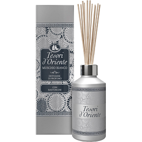 Tesori d'Oriente Muschio Bianco aroma difuzér s ratanovými tyčinkami, 200 ml