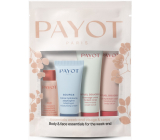 Payot Nue Cleansing micelární odličovací voda 20 ml + Source Adaptogen adaptogenní hydratační krém 15 ml + Rituel Douceur jemně exfoliační tělový krém 20 ml + Rituel Douceur jemné hydratační tělové mléko 25 ml, kosmetická sada