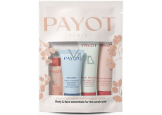 Payot Nue Cleansing micelární odličovací voda 20 ml + Source Adaptogen adaptogenní hydratační krém 15 ml + Rituel Douceur jemně exfoliační tělový krém 20 ml + Rituel Douceur jemné hydratační tělové mléko 25 ml, kosmetická sada