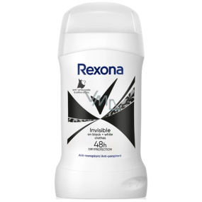 Rexona Invisible On Black & White tuhý antiperspirant stick 50 ml