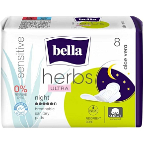 VL.BELLA HERBS ALOE VERA ULTRA NIGHT 8 KS 6811