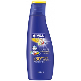 Nivea Sun Kids Caring SPF30 mléko na opalování pro děti 200 ml