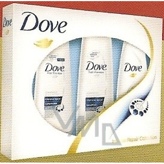 Dove Intense Repair šampon 250 ml + kondicionér 200 ml + sprchový gel 250 ml, kosmetická sada