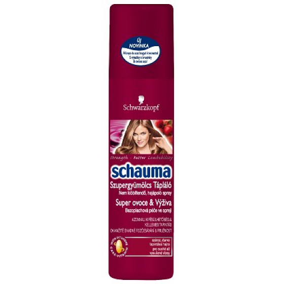Schauma Super ovoce & Výživa bezoplachová péče sprej 200 ml
