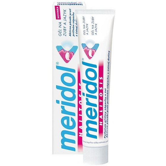 Meridol Halitosis gel na zuby a jazyk 75 ml