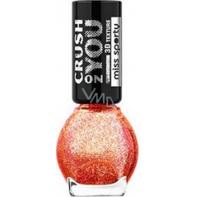Miss Sporty Crush On You lak na nehty 063 red Fusion 7 ml