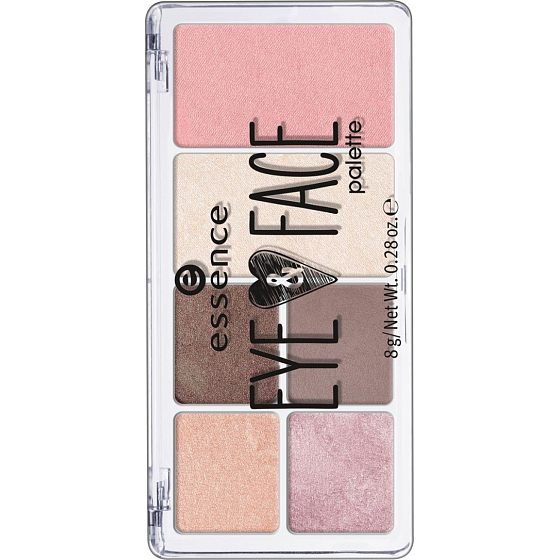 Essence Eye & Face Palette paletka na oči a obličej 01 Glow For It 8 g