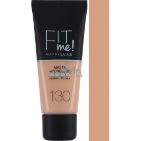 Maybelline Fit Me Matte & Poreless Foundation make-up 130 Buff Beige 30 ml