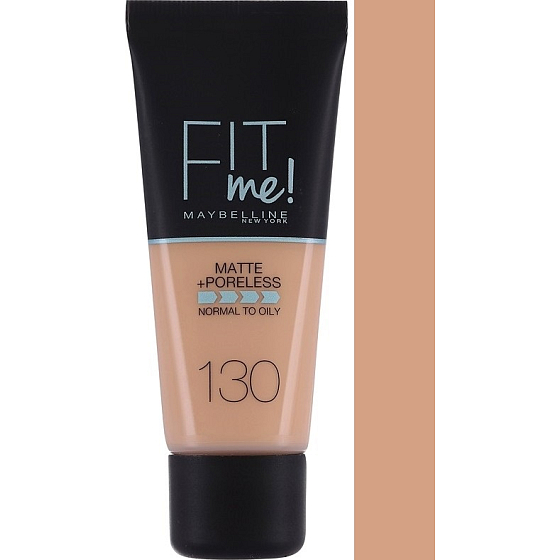 Maybelline Fit Me Matte & Poreless Foundation make-up 130 Buff Beige 30 ml