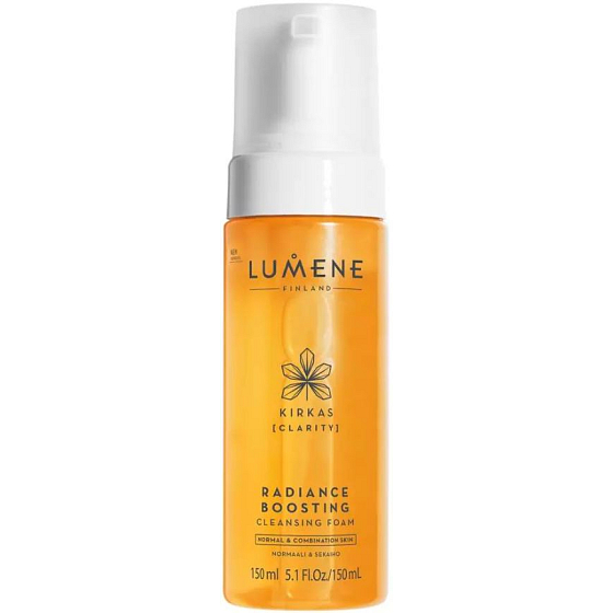 Lumene Cleansing Radiance Boosting Cleansing Foam rozjasňující čisticí pěna pro normální a smíšenou pleť 150 ml