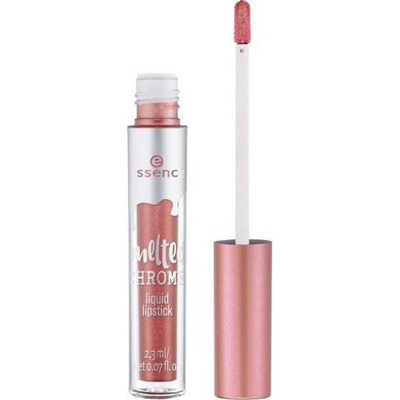 Essence Melted Chrome Liquid Lipstick tekutá rtěnka 03 Copper Dropper 2,3 ml