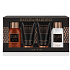 Baylis & Harding Men Černý pepř a Ženšen tekuté mýdlo na tělo i vlasy 100 ml + mycí gel na obličej 50 ml + balzám po holení 100 ml + sprchový gel 50 ml kosmetická sada pro muže