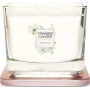 Yankee Candle Sheer Linen - Čisté prádlo sojová vonná svíčka Elevation střední sklo 3 knoty 347 g
