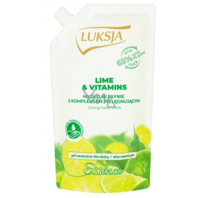 Luksja Essence Limetka a Vitamíny tekuté mýdlo náhradní náplň 400 ml