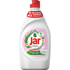 Jar na nádobí Sensitive Aloe Vera a jasmín, 450 ml