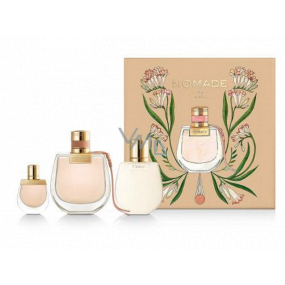 Chloé Nomade parfémovaná voda 75 ml + parfémovaná voda 5 ml + tělové mléko 100 ml, dárková sada pro ženy 