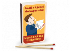 Nekupto Originální zápalky v retro stylu Neroznášej chřipku 45 kusů