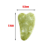 Serpentin Gua Sha redukuje vrásky, otoky, zlepšuje pružnost pokožky 4,3 x 7,1 cm, kámen léčitelů