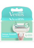 Gillette Venus Deluxe Smooth Sensitive náhradní hlavice 4 kusy, pro ženy