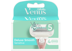 Gillette Venus Deluxe Smooth Sensitive náhradní hlavice 4 kusy, pro ženy