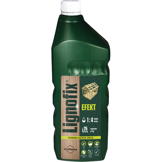 Lignofix Efekt prevence proti hmyzu, plísním a houbám, zelený, 1 kg