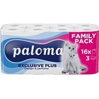 Paloma 3vrstvý toaletní papír Exclusive Soft Decor, 16 rolí