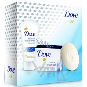 Dove Original krémová tableta 100 g + hydratační krém na ruce 75 ml, kosmetická sada