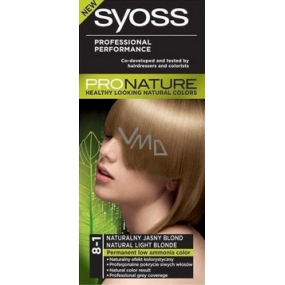 Syoss ProNature dlouhotrvající barva na vlasy 8-1 přirozeně světle plavý