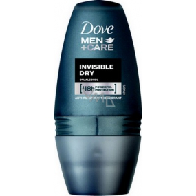 Dove Men + Care Invisible Dry 48h kuličkový antiperspirant deodorant roll-on pro muže 50 ml