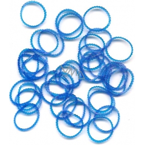 Loom Bands gumičky na pletení náramků Modré ozubené 200 kusů
